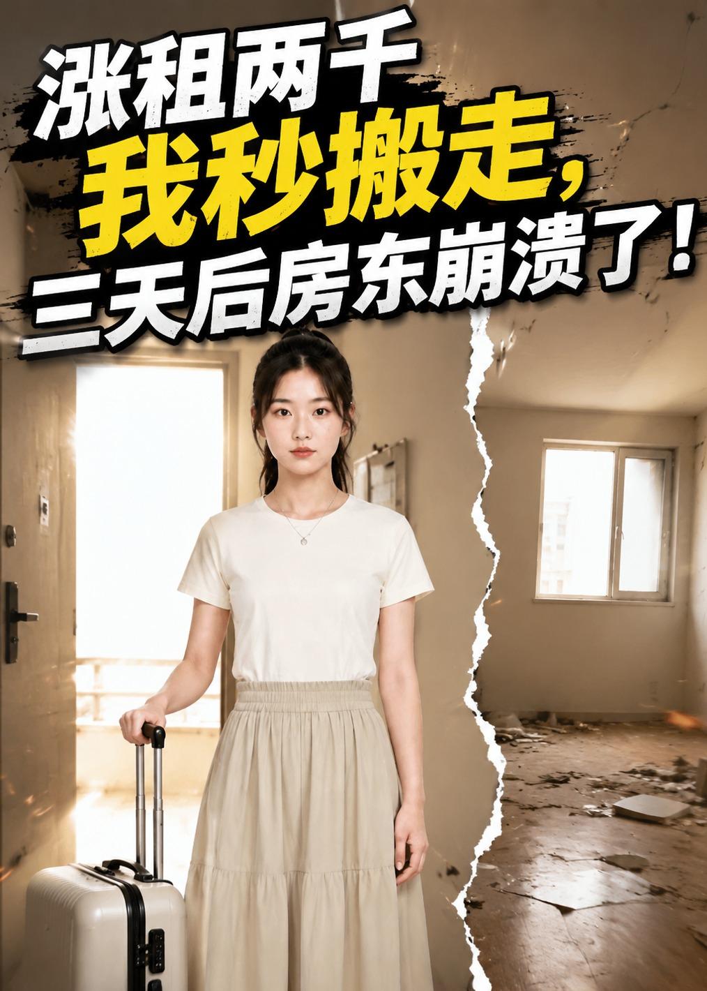 涨租两千我秒搬走，三天后房东崩溃了！(全集)
